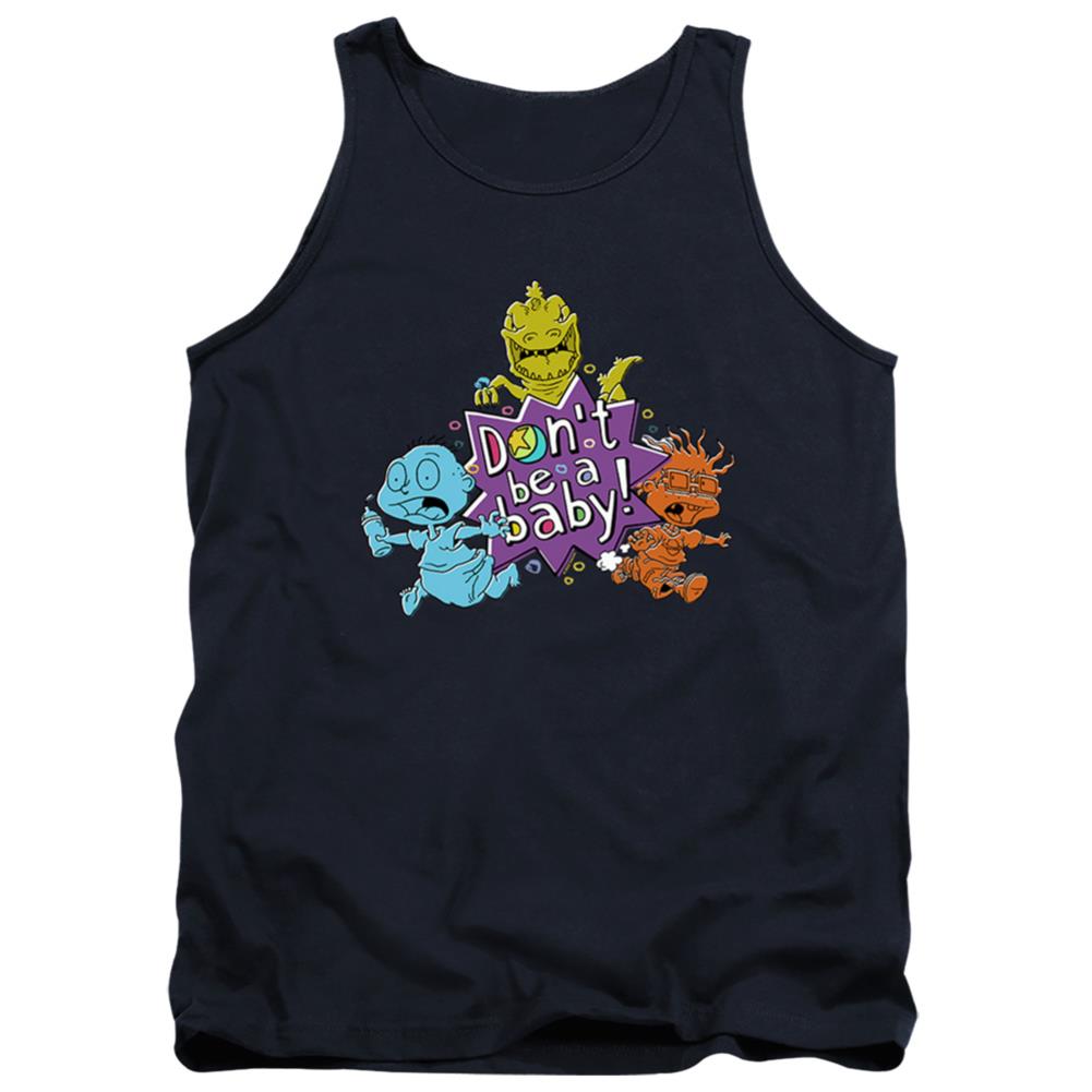 Rugrats Babies Run For The Hills Men's 18/1 Cotton Tank Top