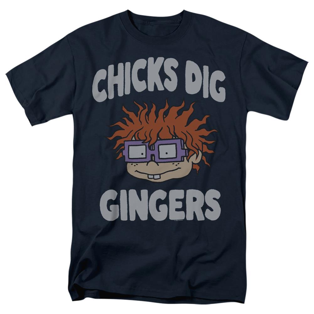 Rugrats Chicks Dig Gingers Men's 18/1 Cotton Short-Sleeve T-Shirt