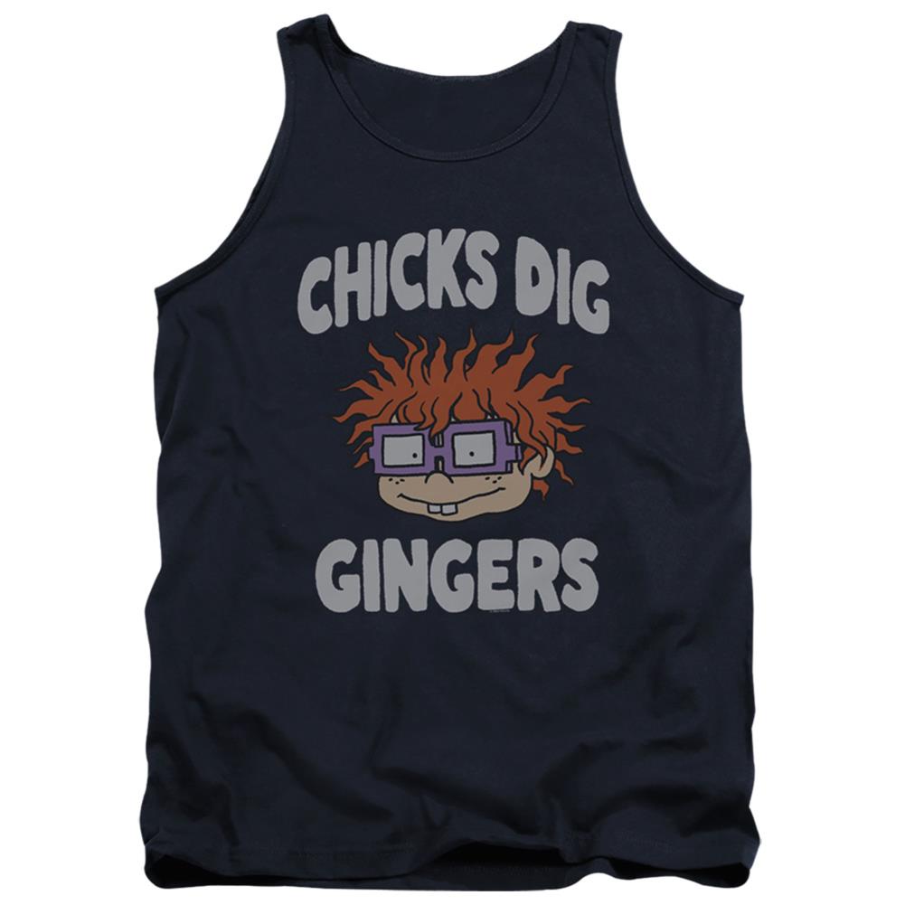 Rugrats Chicks Dig Gingers Men's 18/1 Cotton Tank Top