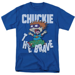 Rugrats Chuckie The Brave Men's 18/1 Cotton Short-Sleeve T-Shirt