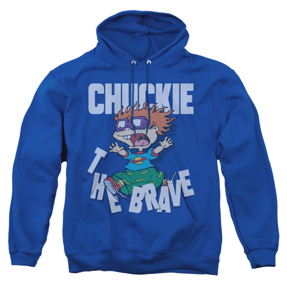 Rugrats Chuckie The Brave Men's Pull-Over 75 25 Poly Hoodie