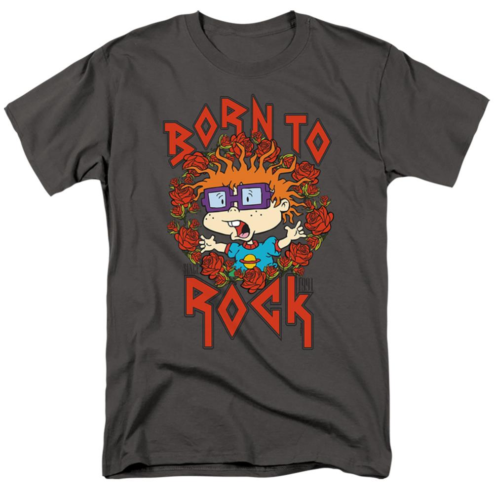 Rugrats Chucky Was Born To Rock Men's 18/1 Cotton Short-Sleeve T-Shirt