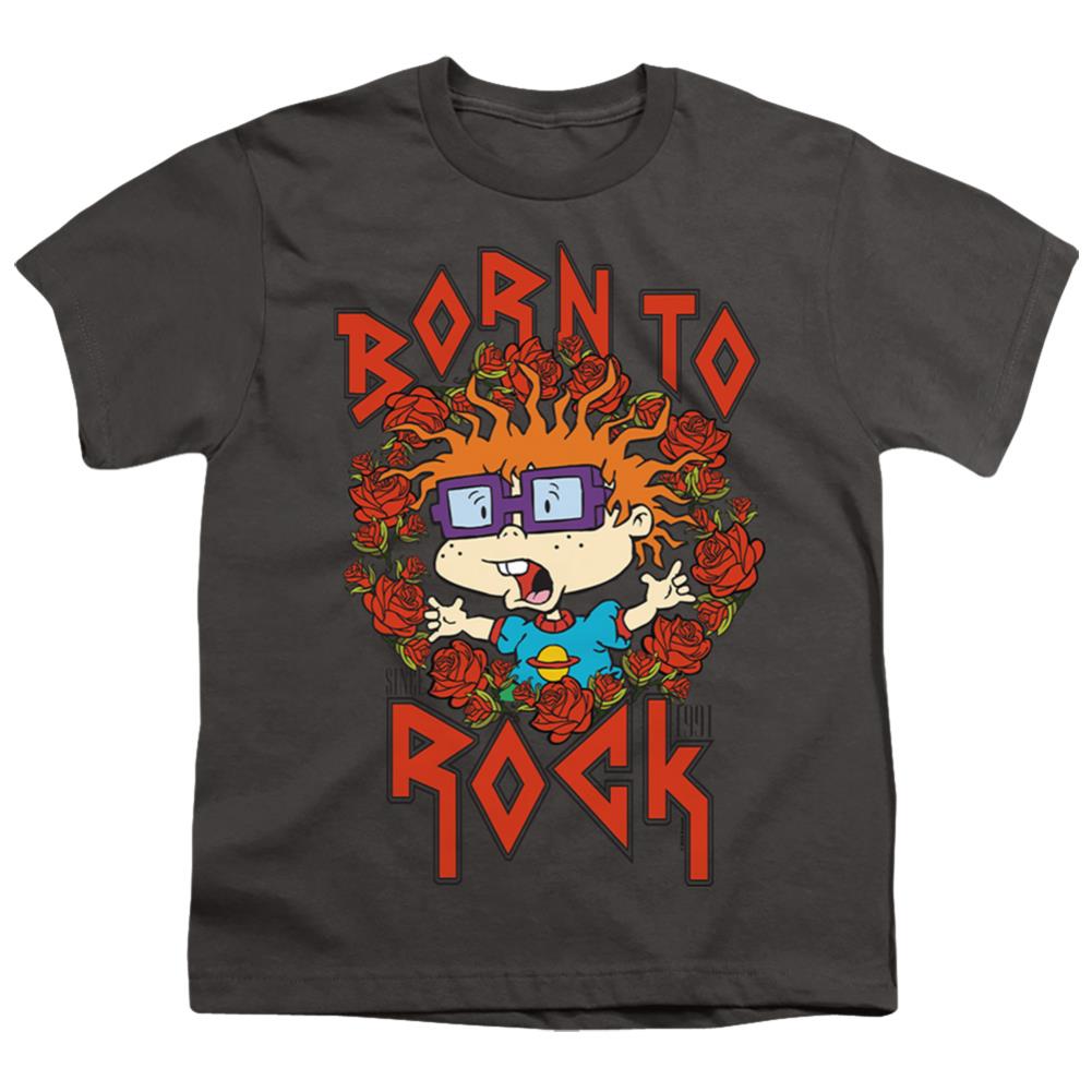 Rugrats Chucky Was Born To Rock Youth 18/1 100% Cotton Short-Sleeve T-Shirt
