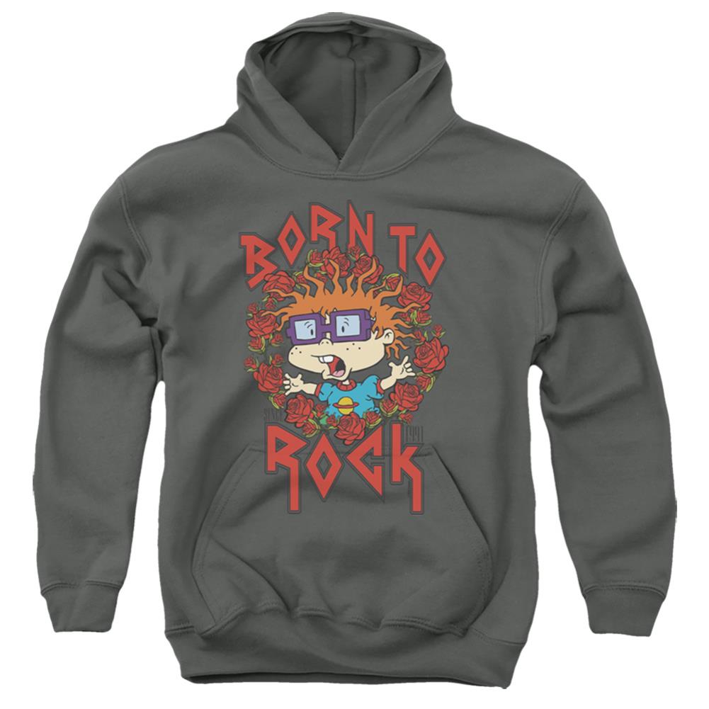 Rugrats Chucky Was Born To Rock Youth Cotton Poly Pull-Over Hoodie