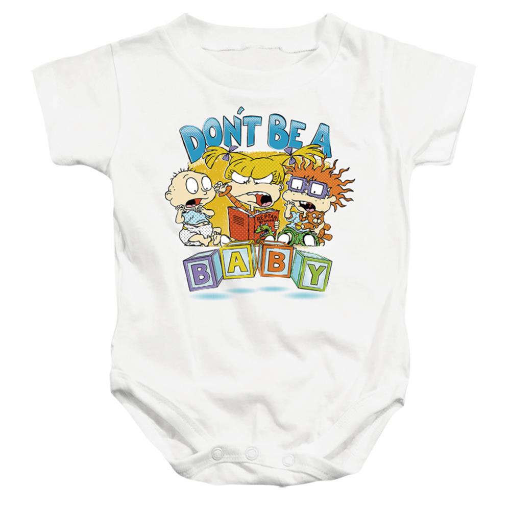 Rugrats Don't Be A Baby Blocks Infant's Cotton SS Snapsuit
