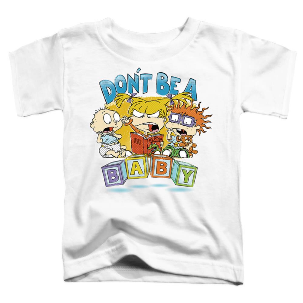 Rugrats Don't Be A Baby Blocks Toddler 18/1 Cotton Short-Sleeve T-Shirt