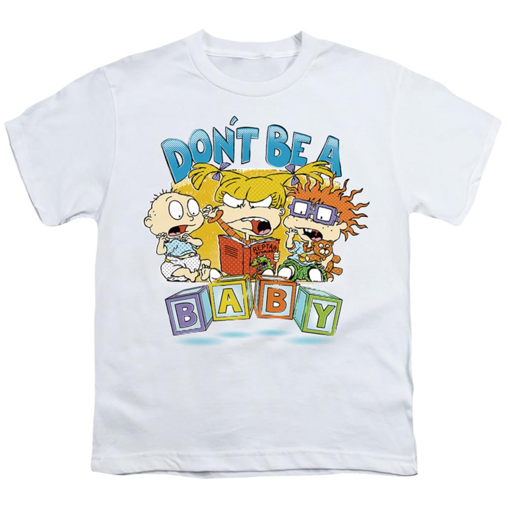 Rugrats Don't Be A Baby Blocks Youth 18/1 100% Cotton Short-Sleeve T-Shirt