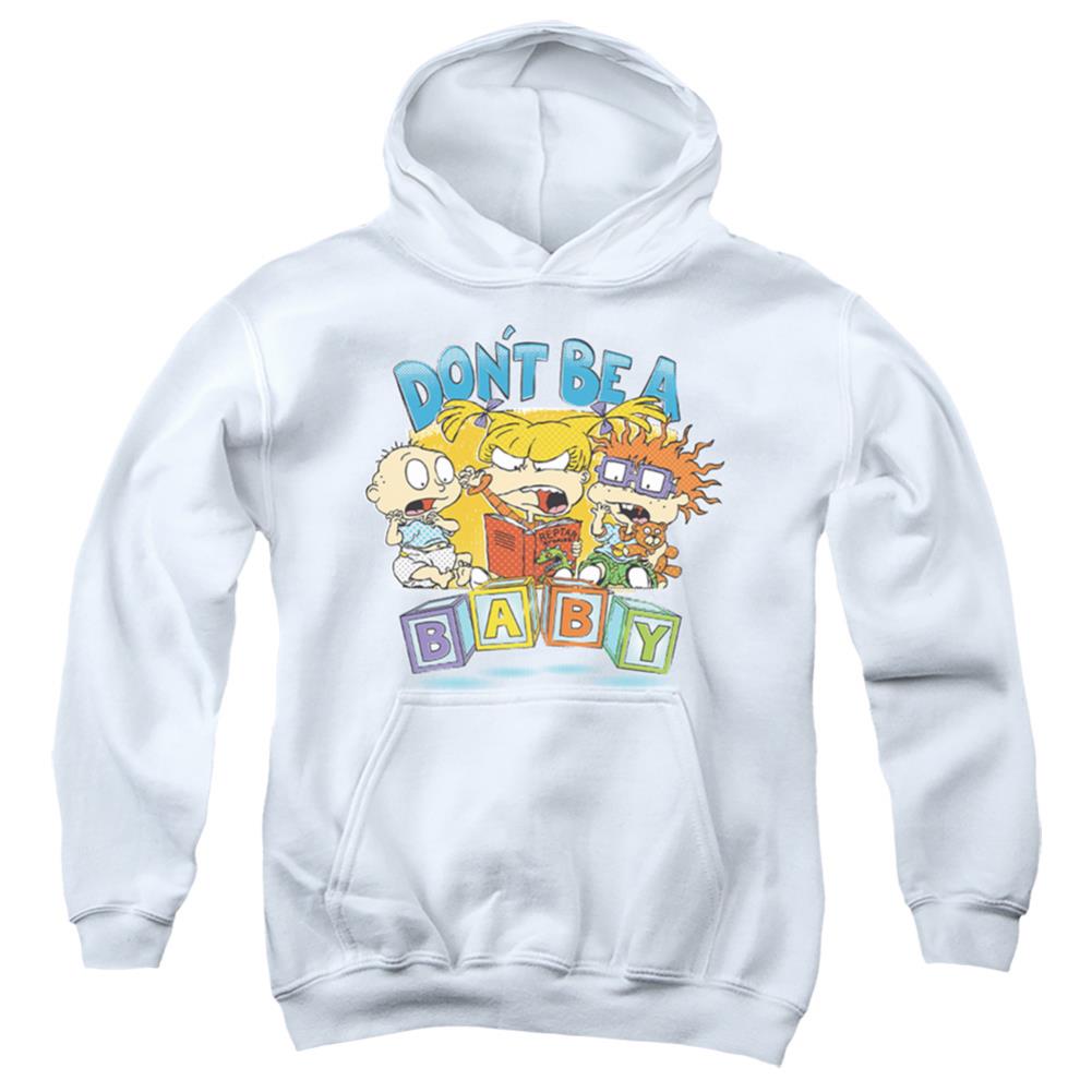 Rugrats Don't Be A Baby Blocks Youth Cotton Poly Pull-Over Hoodie