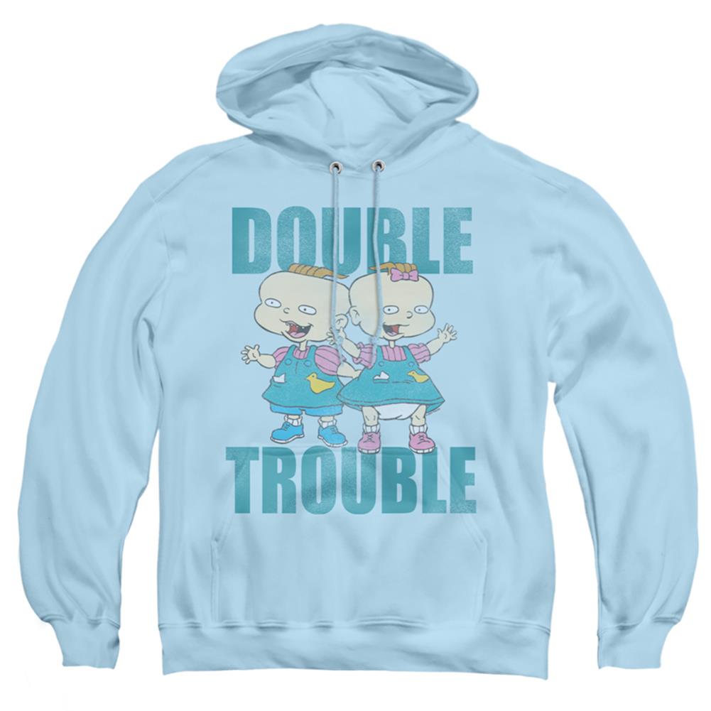 Rugrats Double Trouble Men's Pull-Over 75 25 Poly Hoodie