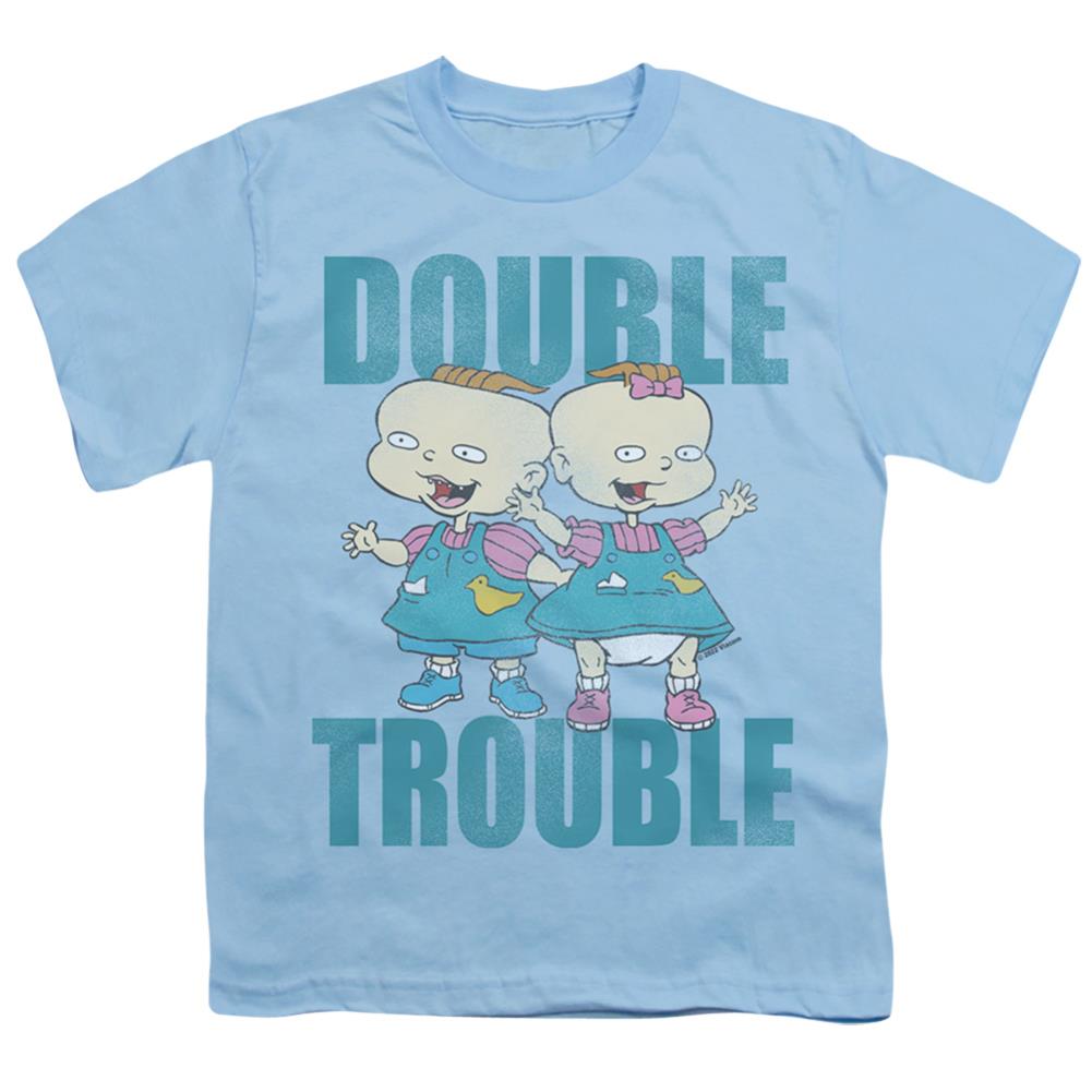 Rugrats Double Trouble Youth 18/1 100% Cotton Short-Sleeve T-Shirt