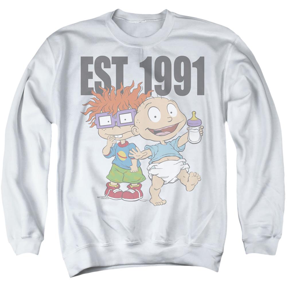 Rugrats Est 1991 Men's Crewneck 50 50 Poly Long-Sleeve T-Shirt