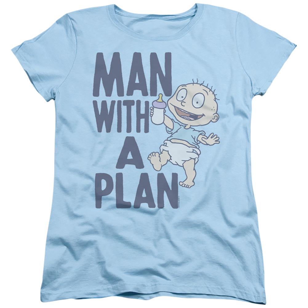Rugrats Man With A Plan Women's 18/1 Cotton Short-Sleeve T-Shirt