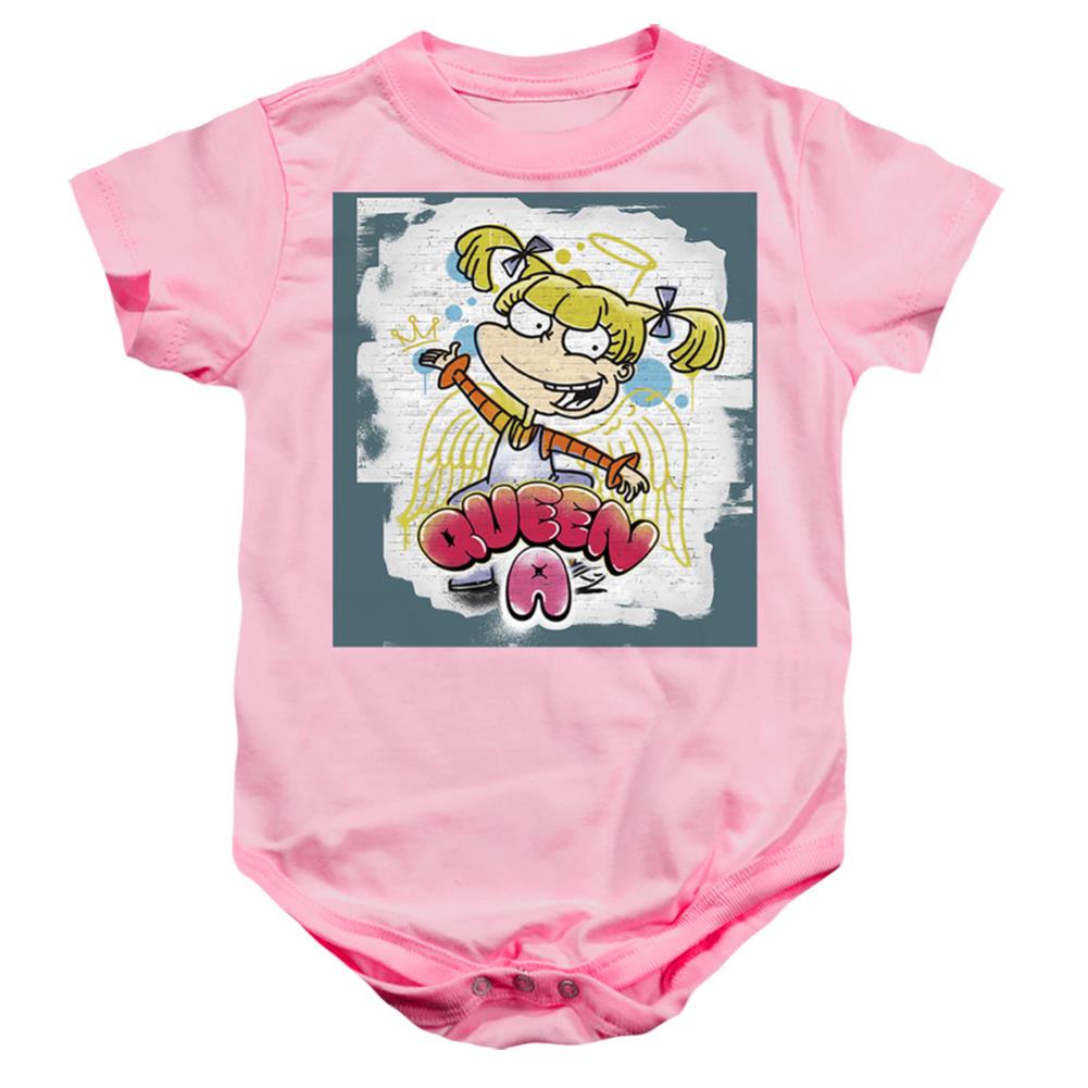Rugrats Queen A For Angelica Infant's Cotton SS Snapsuit