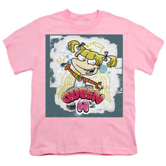 Rugrats Queen A For Angelica Youth 18/1 100% Cotton Short-Sleeve T-Shirt