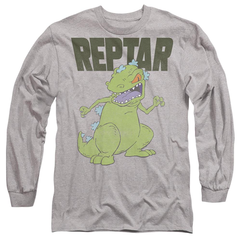 Rugrats Reptar Big Men's 18/1 Cotton Long-Sleeve T-Shirt