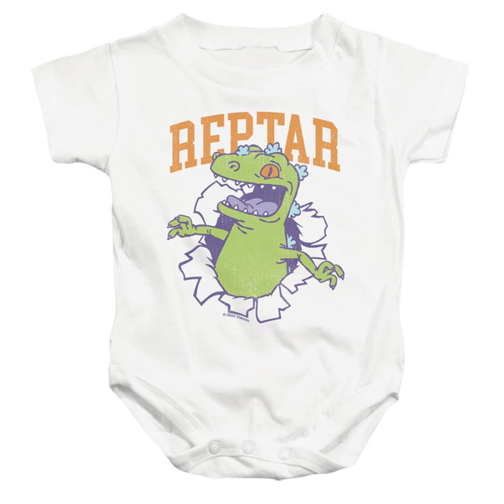 Rugrats Reptar Shirt Rip Infant's Cotton SS Snapsuit