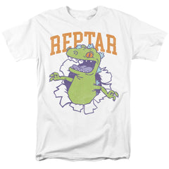Rugrats Reptar Shirt Rip Men's 18/1 Cotton Short-Sleeve T-Shirt