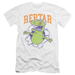 Rugrats Reptar Shirt Rip Men's Ultra-Soft 30/1 Cotton Slim Short-Sleeve T-Shirt