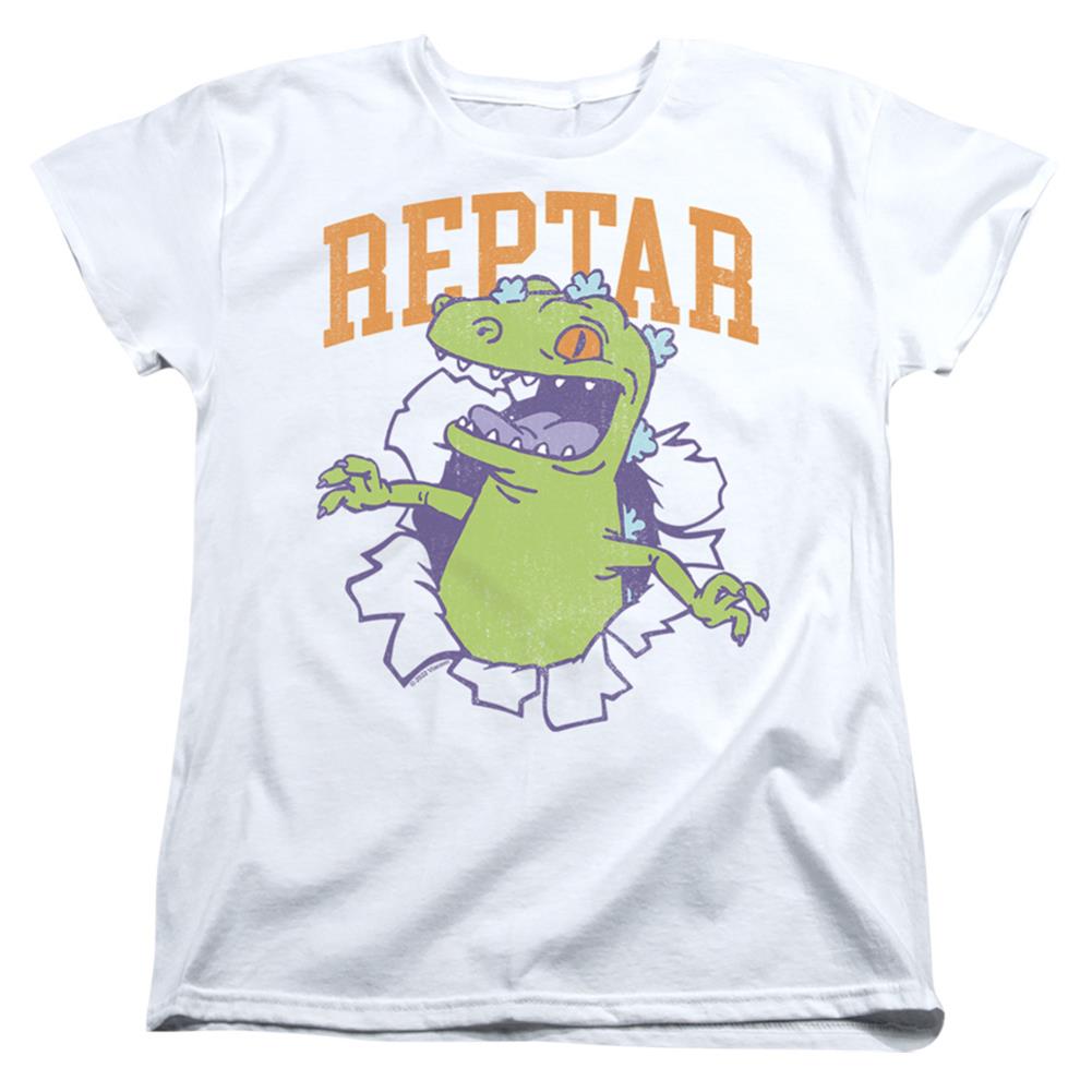 Rugrats Reptar Shirt Rip Women's 18/1 Cotton Short-Sleeve T-Shirt