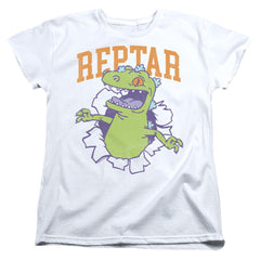 Rugrats Reptar Shirt Rip Women's 18/1 Cotton Short-Sleeve T-Shirt