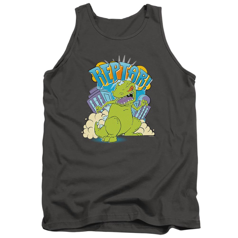 Rugrats Reptar Stomp Men's 18/1 Cotton Tank Top
