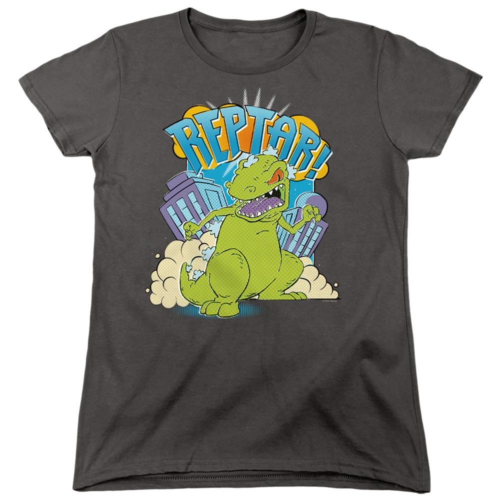 Rugrats Reptar Stomp Women's 18/1 Cotton Short-Sleeve T-Shirt