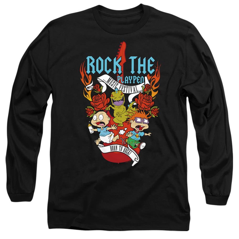 Rugrats Rock The Playpen Music Festival Men's 18/1 Cotton Long-Sleeve T-Shirt