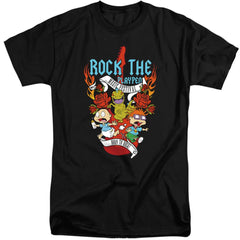 Rugrats Rock The Playpen Music Festival Men's 18/1 Tall Cotton Short-Sleeve T-Shirt