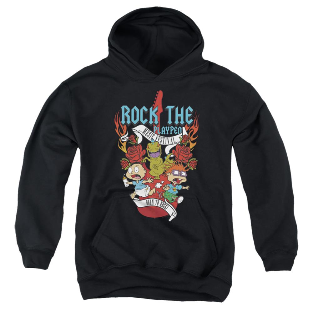 Rugrats Rock The Playpen Music Festival Youth Cotton Poly Pull-Over Hoodie