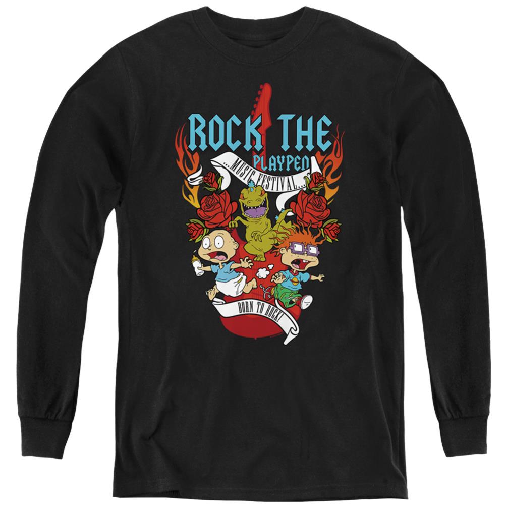 Rugrats Rock The Playpen Music Festival Youth Long-Sleeve T-Shirt