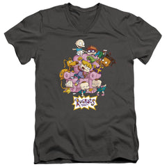 Rugrats Rugrats Chair Men's 30/1 Cotton Slim V-Neck T-Shirt