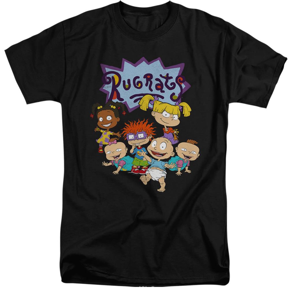 Rugrats Rugrats Group Men's 18/1 Tall Cotton Short-Sleeve T-Shirt
