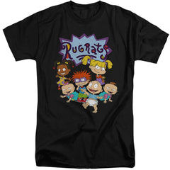 Rugrats Rugrats Group Men's 18/1 Tall Cotton Short-Sleeve T-Shirt