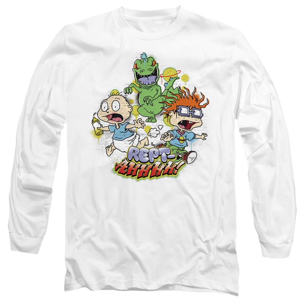 Rugrats Tommy And Chucky Rept-Ahhhhh! Men's 18/1 Cotton Long-Sleeve T-Shirt
