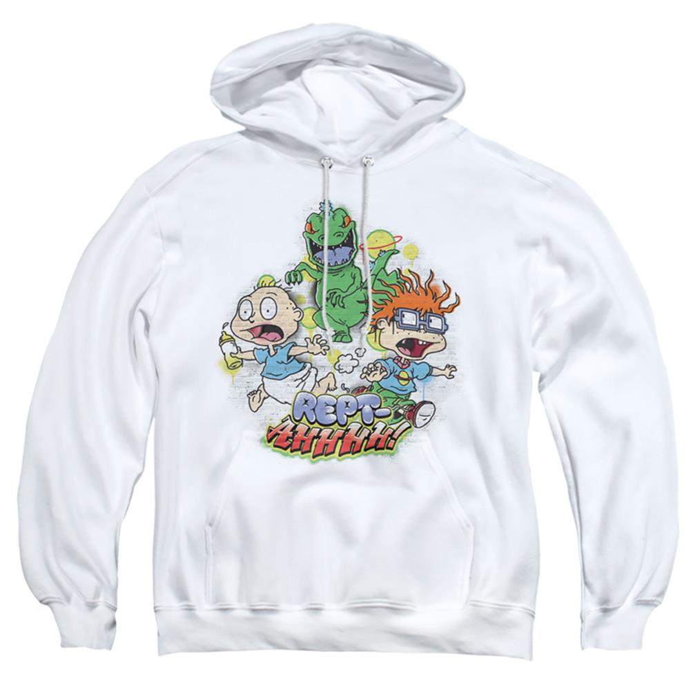 Rugrats Tommy And Chucky Rept-Ahhhhh! Men's Pull-Over 75 25 Poly Hoodie