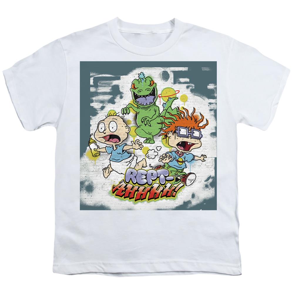 Rugrats Tommy And Chucky Rept-Ahhhhh! Youth 18/1 100% Cotton Short-Sleeve T-Shirt