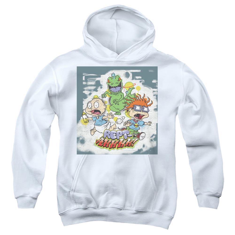 Rugrats Tommy And Chucky Rept-Ahhhhh! Youth Cotton Poly Pull-Over Hoodie