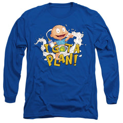 Rugrats Tommy Pickles Has A Plan Men's 18/1 Cotton Long-Sleeve T-Shirt