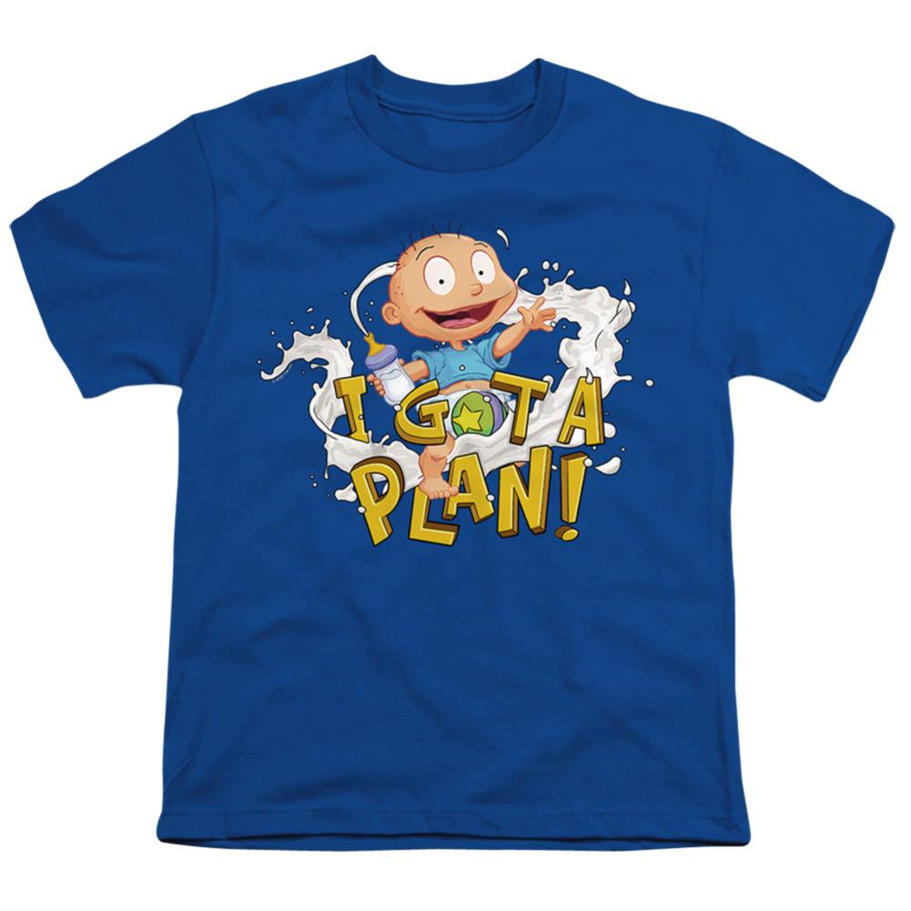 Rugrats Tommy Pickles Has A Plan Youth 18/1 100% Cotton Short-Sleeve T-Shirt