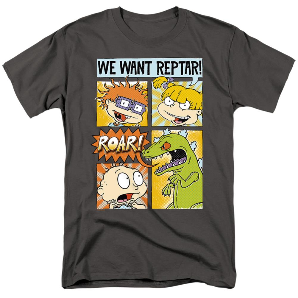 Rugrats We Want Reptar! Comic Men's 18/1 Cotton Short-Sleeve T-Shirt