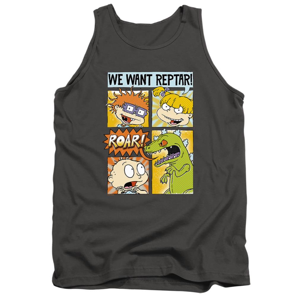 Rugrats We Want Reptar! Comic Men's 18/1 Cotton Tank Top