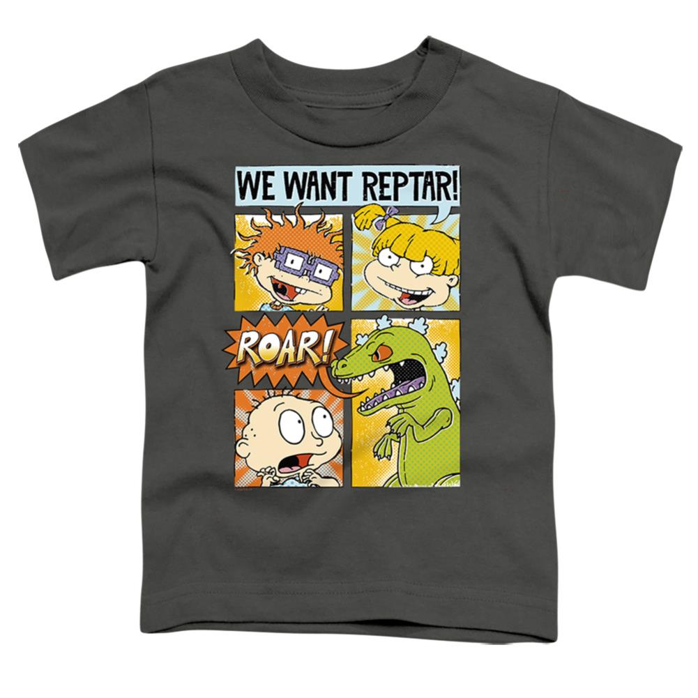Rugrats We Want Reptar! Comic Toddler 18/1 Cotton Short-Sleeve T-Shirt