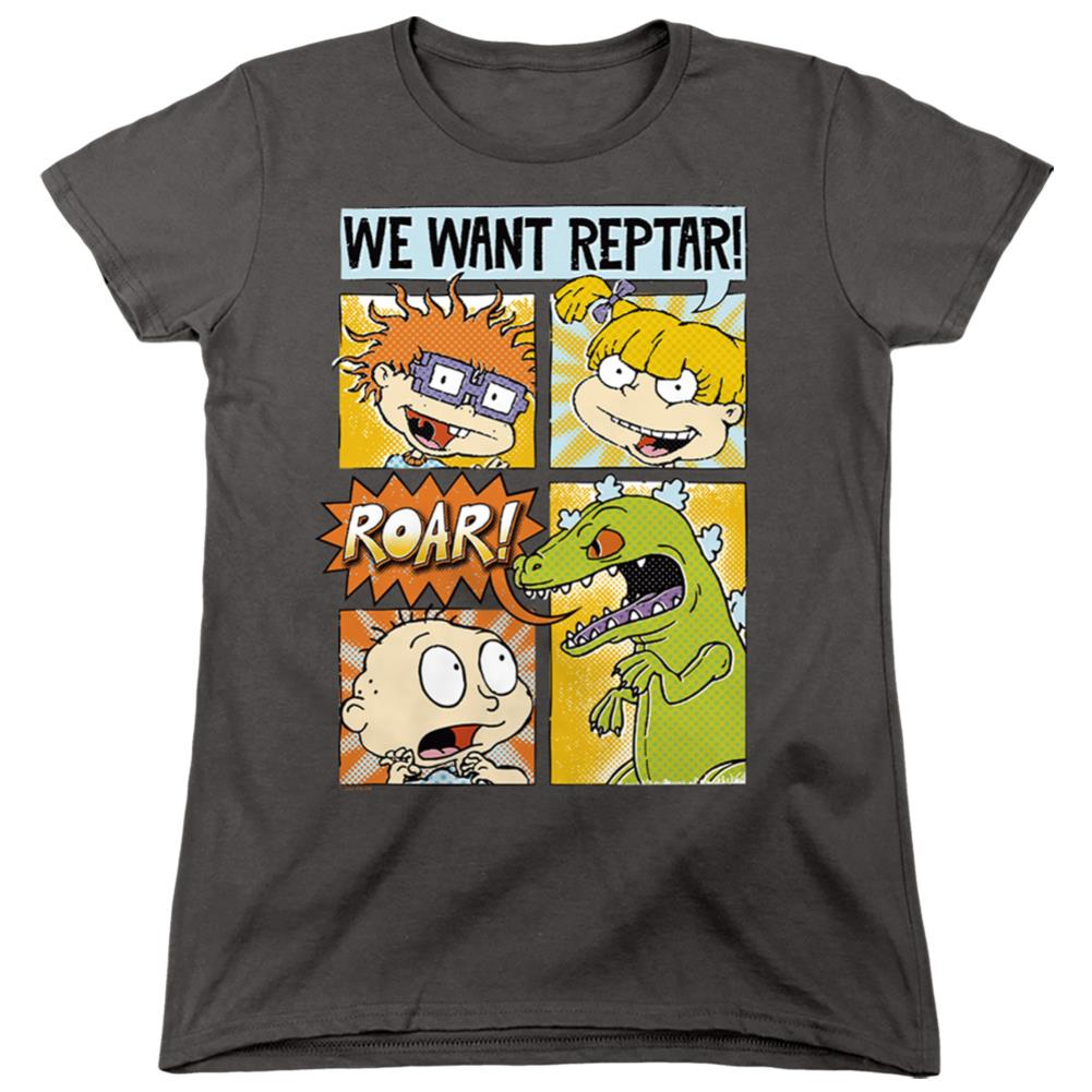 Rugrats We Want Reptar! Comic Women's 18/1 Cotton Short-Sleeve T-Shirt