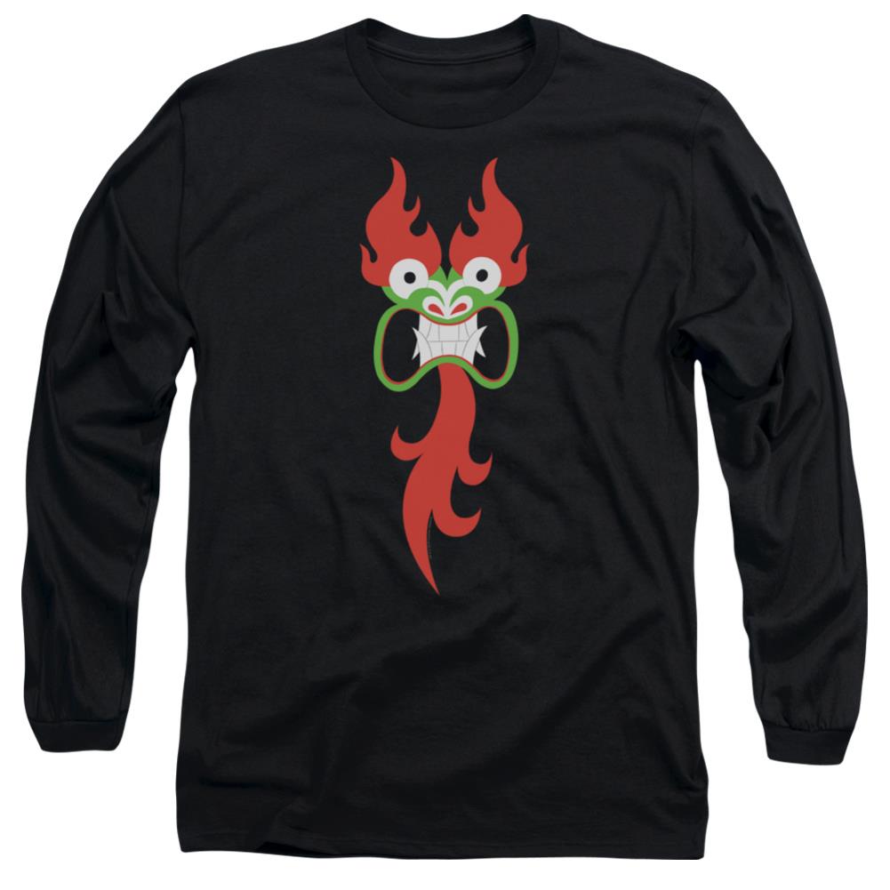 Samurai Jack Aku Face Men's 18/1 Cotton Long-Sleeve T-Shirt