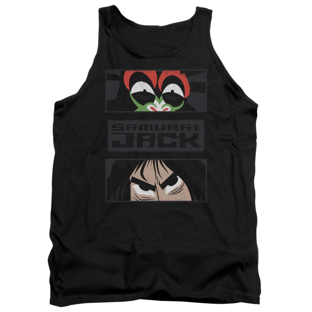 Samurai Jack Stare Down Men's 18/1 Cotton Tank Top
