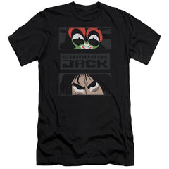 Samurai Jack Stare Down Men's Ultra-Soft 30/1 Cotton Slim Short-Sleeve T-Shirt