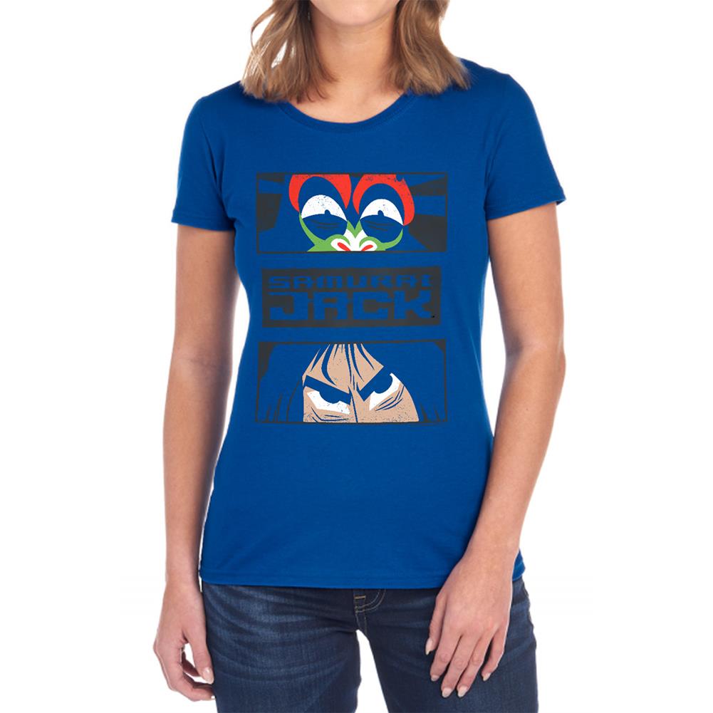 Samurai Jack Stare Down Women's 18/1 Cotton Short-Sleeve T-Shirt