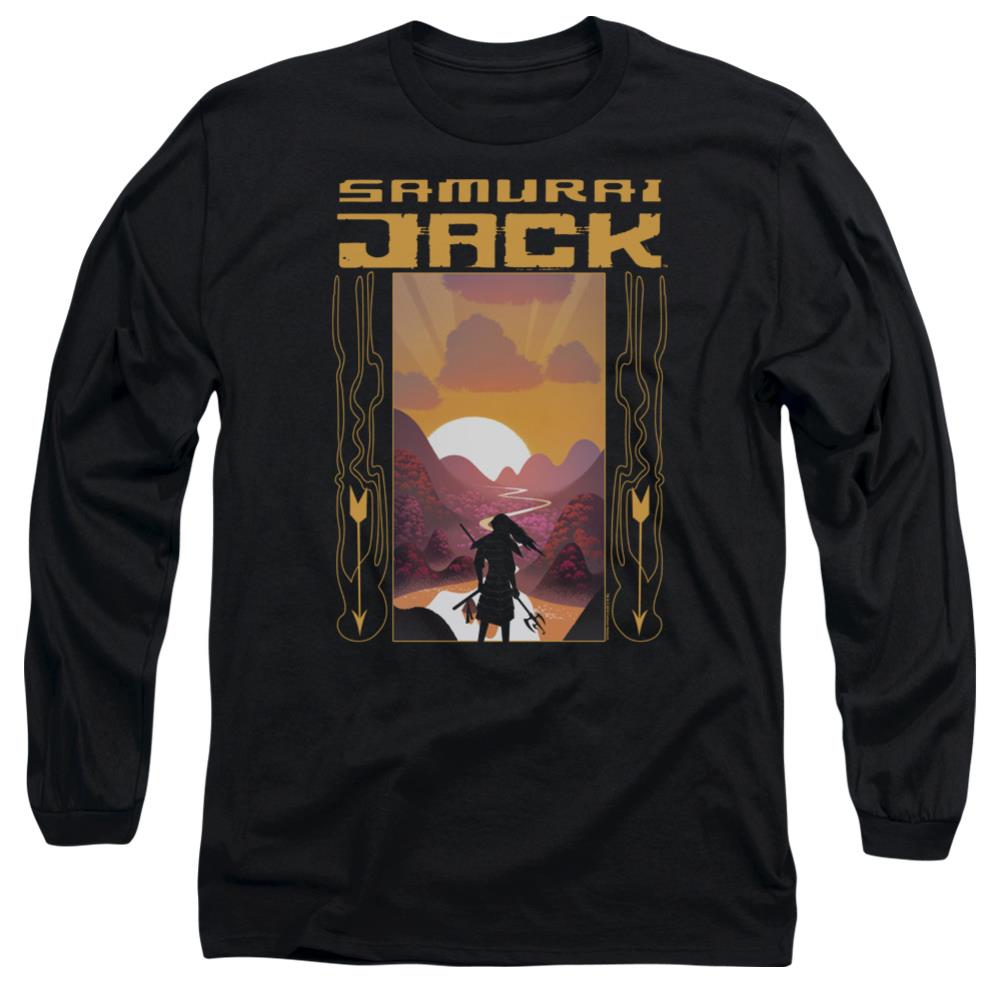Samurai Jack Sunrise Men's 18/1 Cotton Long-Sleeve T-Shirt