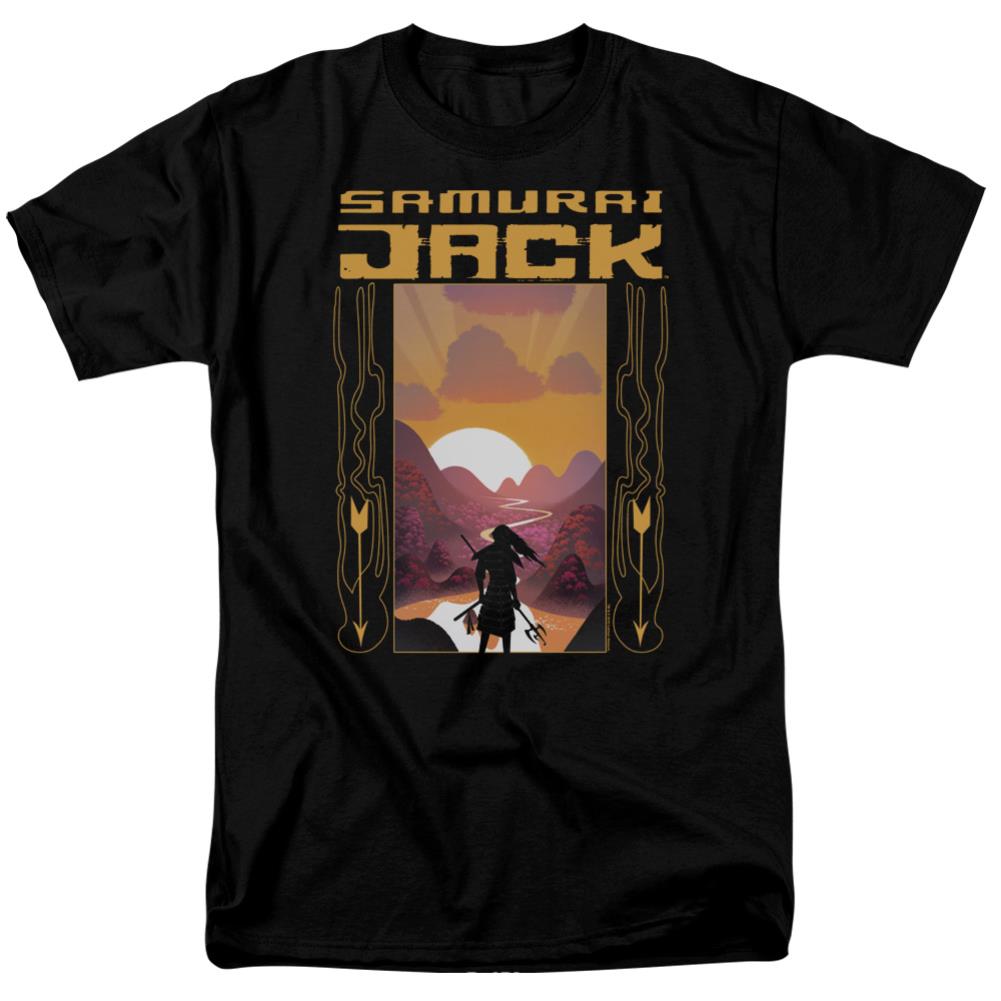 Samurai Jack Sunrise Men's 18/1 Cotton Short-Sleeve T-Shirt