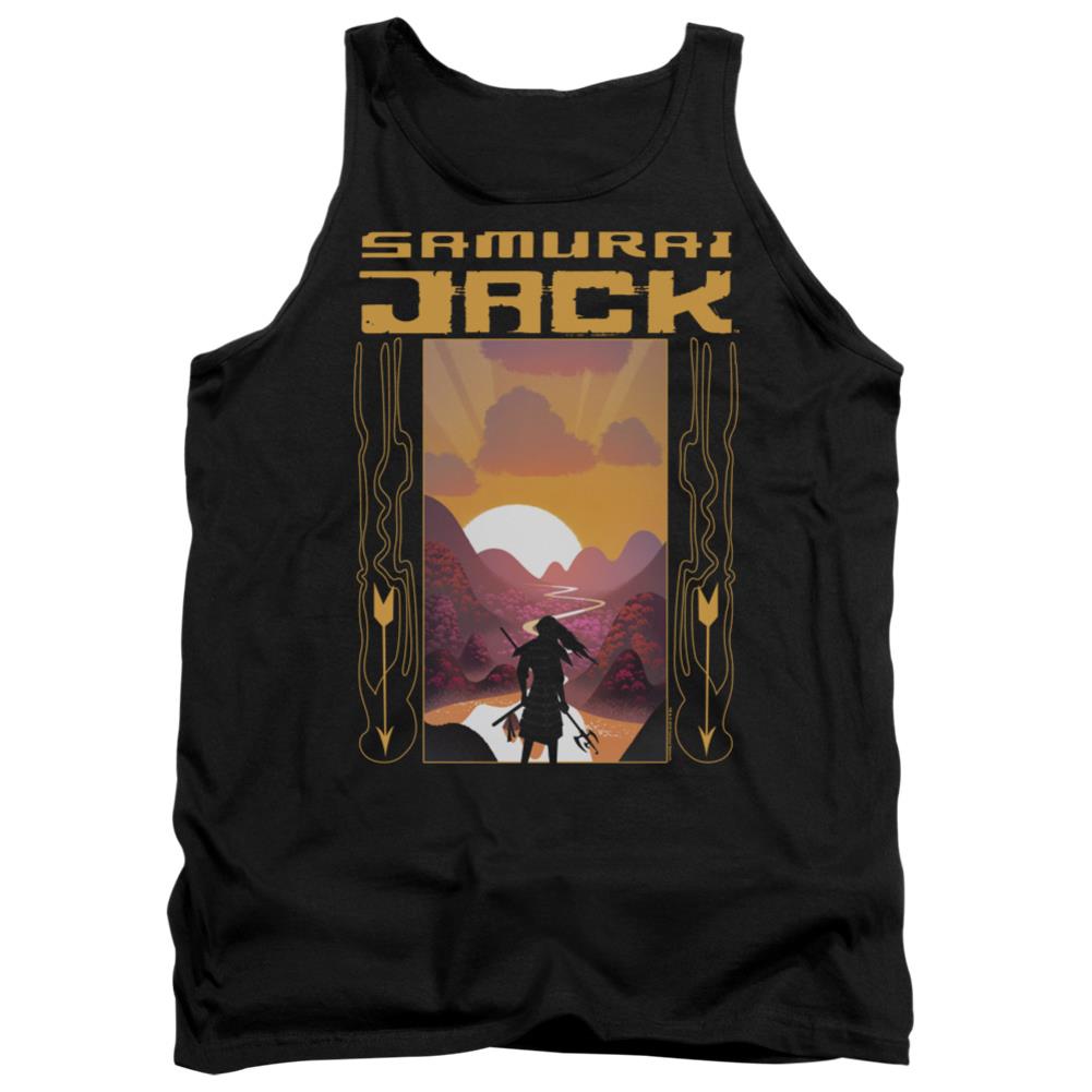 Samurai Jack Sunrise Men's 18/1 Cotton Tank Top